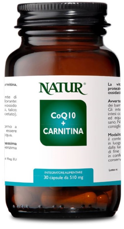 COQ10+CARNITINA 30 CAPSULE - Angeli Pharm