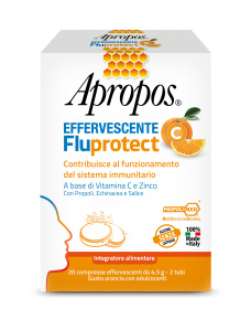 APROPOS FLUPROTECT EFFERVESCENTE C 20 COMPRESSE - Angeli Pharm