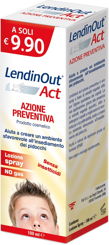 LENDINOUT ACT AZIONE PREVENTIVA SPRAY 100 ML - Angeli Pharm