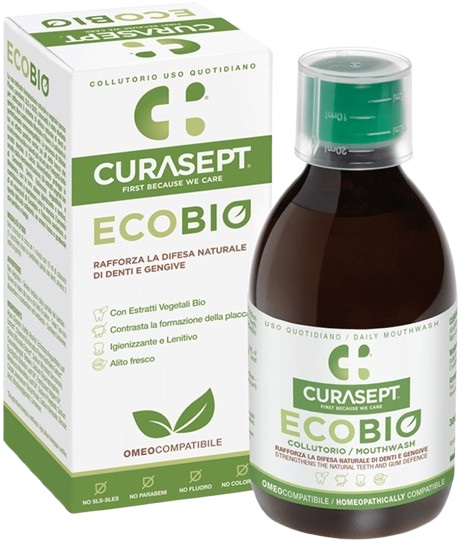 CURASEPT COLLUTORIO ECOBIO 300 ML PHARMADENT - Angeli Pharm