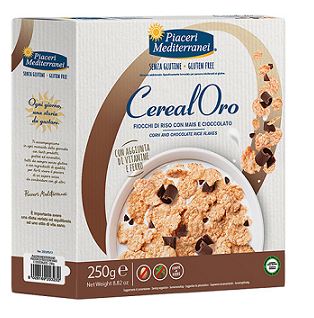 PIACERI MEDITERRANEI CEREALORO FIOCCHI RISO MAIS E CIOCCOLATO 250 G - Angeli Pharm