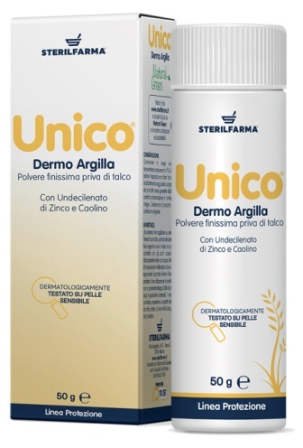 UNICO DERMO ARGILLA POLVERE SENZA TALCO 50 G - Angeli Pharm