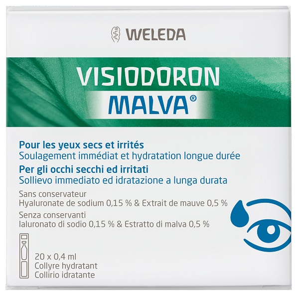 GOCCE OCULARI VISIODORON MALVA 20 MONODOSE DA 0,4 ML - Angeli Pharm