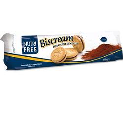 NUTRIFREE BISCREAM CON CREMA AL CACAO 125 G - Angeli Pharm