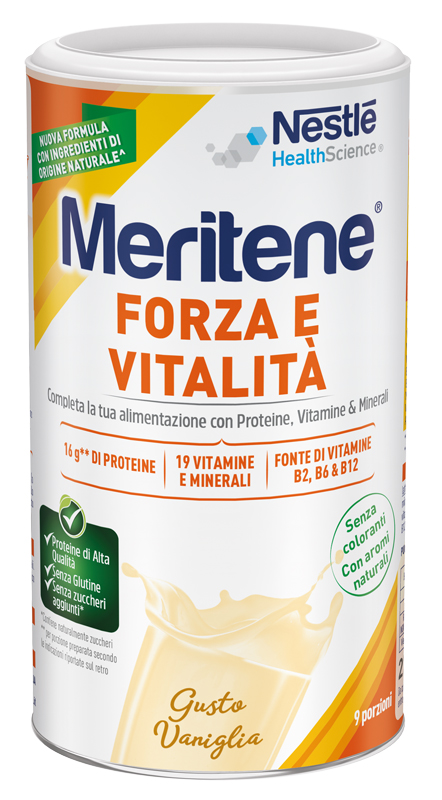 MERITENE FORZA E VITALITA' VANIGLIA 270 G - Angeli Pharm