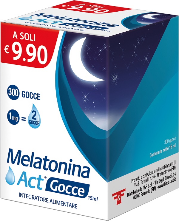 MELATONINA ACT GOCCE 15 ML - Angeli Pharm