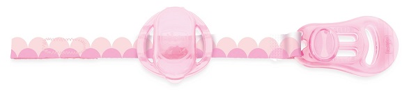 CHICCO CLIP SALVASUCCHIETTO ROSA 1 PEZZO - Angeli Pharm