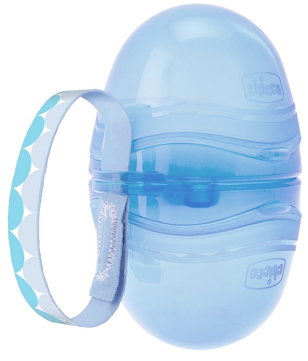 CHICCO PORTASUCCHIETTO DOPPIO BLU 1 PEZZO - Angeli Pharm