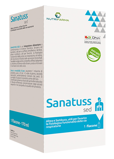NUTRIFARMA SANATUSS SED 170 ML - Angeli Pharm