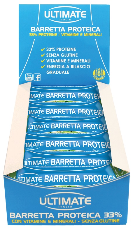 ULTIMATE BARRETTA PROTEICA YOGURT/MELA 24 PEZZI - Angeli Pharm