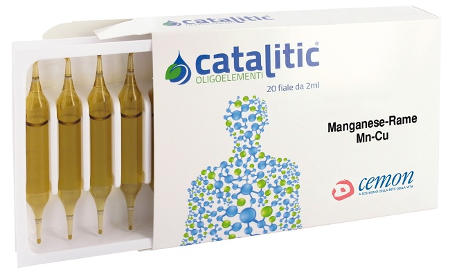 CATALITIC OLIGOELEMENTI MANGANESE RAME MN-CU 20 FIALE 2 ML - Angeli Pharm