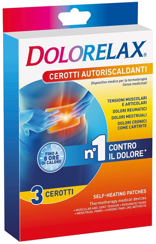 DOLORELAX CEROTTO EFFETTO CALDO 3 PEZZI - Angeli Pharm