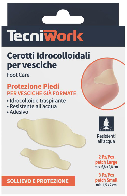CEROTTI IDROCOLLOIDALI PER VESCICHE 5 PEZZI - Angeli Pharm