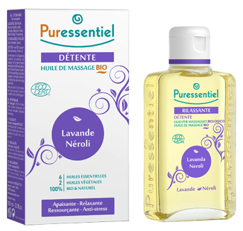 PURESSENTIEL OLIO MASSAGGIO BIO RILASSANTE - Angeli Pharm