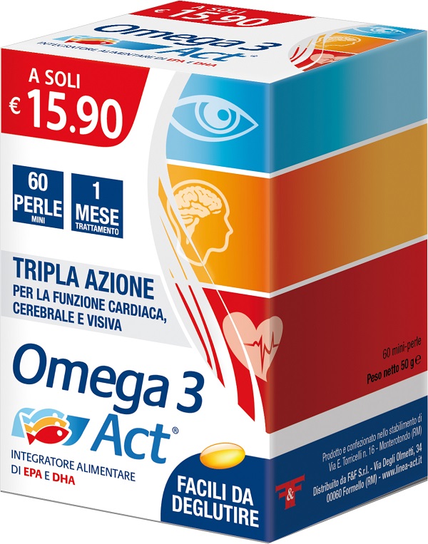 OMEGA 3 ACT 540MG 60 PERLE MINI - Angeli Pharm
