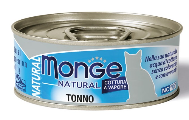 MONGE NATURAL QUALITY GATTO MONGE NATURAL TONNO DELL'ATLANTICO 80 G - Angeli Pharm