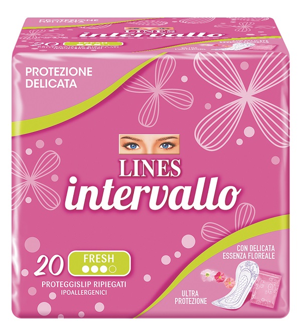 PROTEGGISLIP LINES INTERVALLO FRESH RIPIEGATO 20 PEZZI - Angeli Pharm