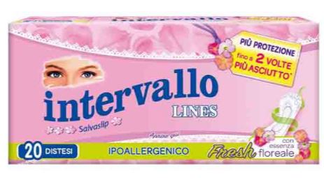 LINES INTERVALLO PROTEGGISLIP FRESH DISTESO 20 PEZZI - Angeli Pharm