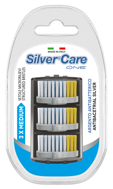 SILVERCARE ONE SPAZZOLINO 3 PEZZI - Angeli Pharm