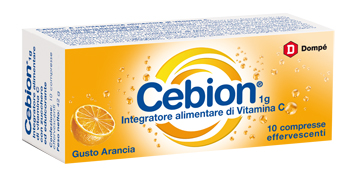 CEBION EFFERVESCENTI VITAMINA C ARANCIA 10 COMPRESSE - Angeli Pharm