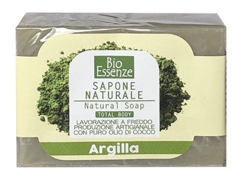 BIO ESSENZE SAPONE NATURALE ARGILLA 100 G - Angeli Pharm