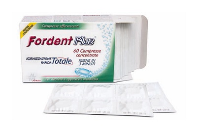 FORDENT PLUS 60 COMPRESSE CONCENTRATE PER DENTIERE E APPARECCHI ORTODONTICI - Angeli Pharm