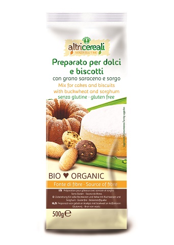 ALTRICEREALI PREPARATO PER DOLCI CON GRANO SARACENO E SORGO 500 G SENZA UOVA - Angeli Pharm