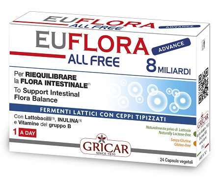 EUFLORA ADVANCE ALL FREE 24 CAPSULE - Angeli Pharm
