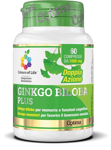 COLORUS OF LIFE GINKGO BILOBA PLUS 60 COMPRESSE 1000 MG - Angeli Pharm