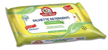 SANO E BELLO SALVIETTE DETERGENTI CITRONELLA 50 PEZZI - Angeli Pharm