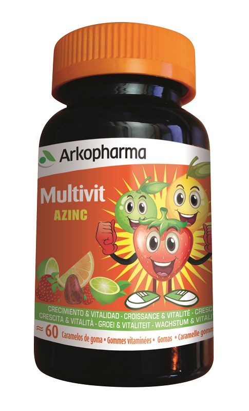 ARKOVITAL MULTIVIT AZINC 60 CARAMELLE GOMMOSE ALLA FRUTTA - Angeli Pharm
