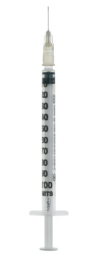 SIRINGA PER INSULINA EXTRAFINE 1ML 100 UI AGO REMOVIBILE 27 GAUGE 0,40X12 MM 1 PEZZO - Angeli Pharm
