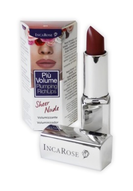 INCAROSE PIU' VOLUME PLUMPING RICHLIPS 01 SHEER NUDE - Angeli Pharm