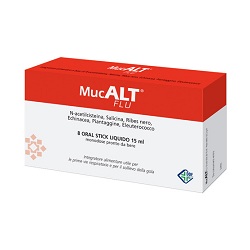 MUCALT FLU 8 ORAL STICK MONODOSE - Angeli Pharm