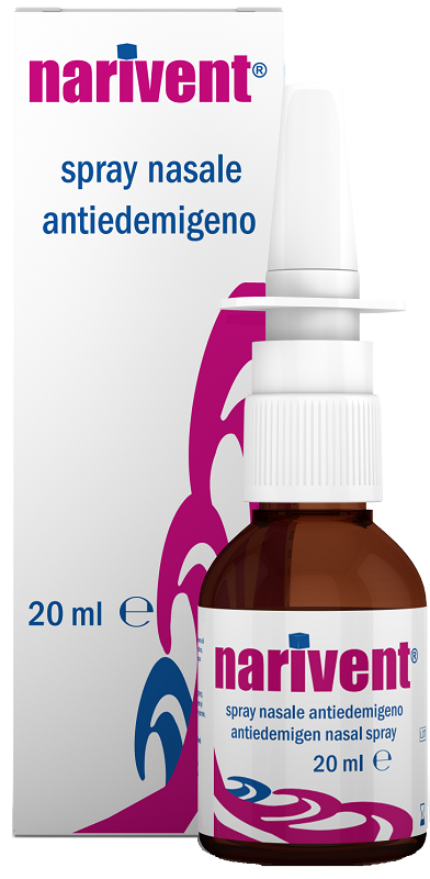 SPRAY NASALE ANTIEDEMIGENO NARIVENT FLACONE 20 ML - Angeli Pharm