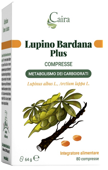 CAIRA LUPINO BARDANA PLUS 80 COMPRESSE DA 0,8 G - Angeli Pharm
