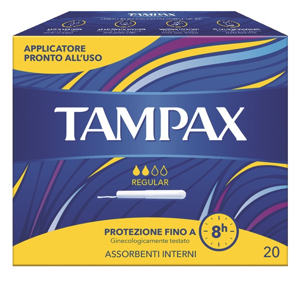 TAMPAX BLUE BOX REGULAR 20 PEZZI - Angeli Pharm