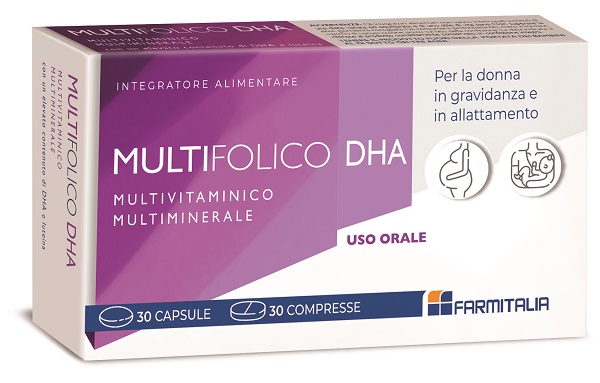 MULTIFOLICO DHA 30 CAPSULE + 30 COMPRESSE - Angeli Pharm