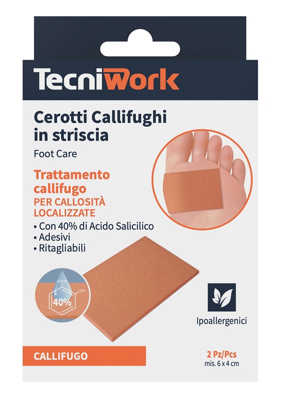 CEROTTI CALLIFUGHI IN STRISCIA CONFEZIONE DA 2 PEZZI - Angeli Pharm