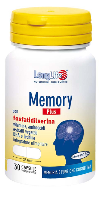 LONGLIFE MEMORY PLUS 30 CAPSULE FOTOPROTETTE - Angeli Pharm