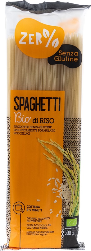 ZERO% GLUTINE PASTA RISO SPAGHETTI SENZA GLUTINE BIO 500 G - Angeli Pharm