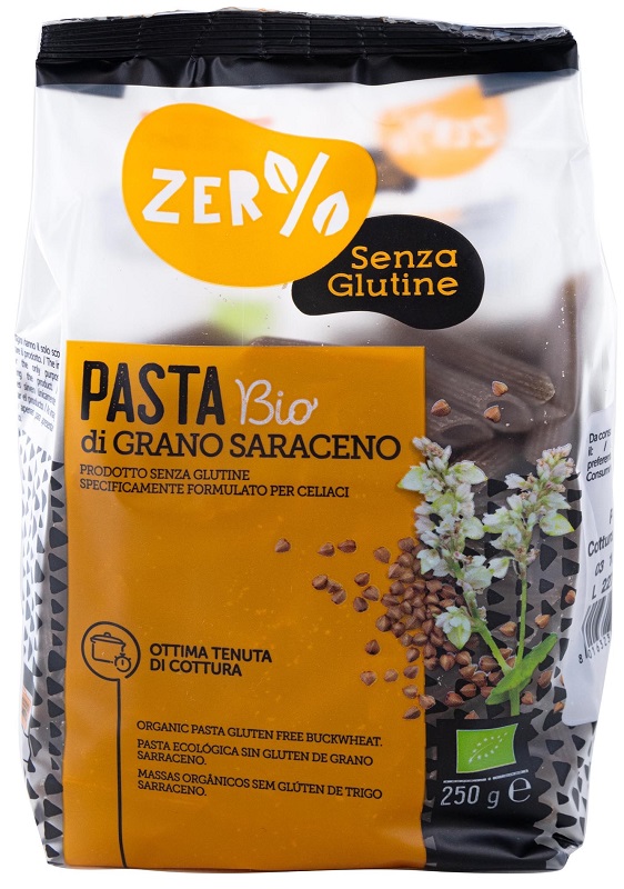 ZERO% GLUTINE PENNE GRANO SARACENO INTEGRALE 250 G - Angeli Pharm