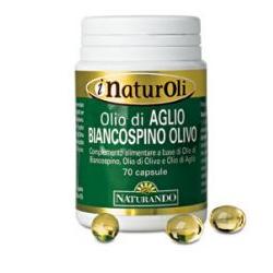NATUROLI OLIO DI AGLIO BIANCOSPINO OLIVO 70 PERLE - Angeli Pharm