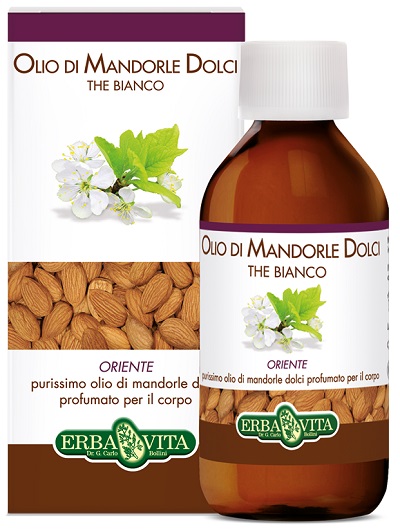 OLIO MANDORLE DOLCI PROFUMATO THE VERDE ORIENTALE 250 ML - Angeli Pharm