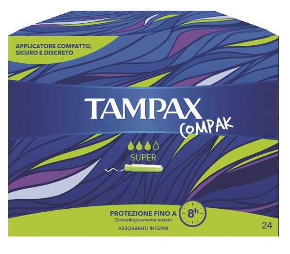 TAMPAX COMPAK SUPER 24 PEZZI - Angeli Pharm