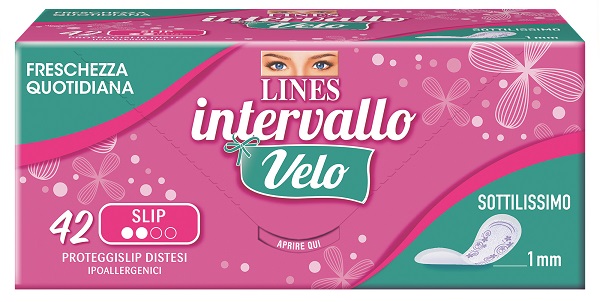 LINES INTERVALLO VELO SLIP 42 PEZZI COUPON - Angeli Pharm