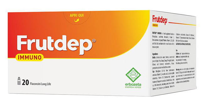 FRUTDEP IMMUNO 20 FLACONCINI 10 ML - Angeli Pharm