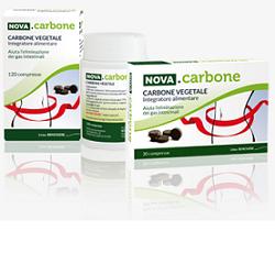 NOVA CARBONE VEGETALE 120 COMPRESSE - Angeli Pharm