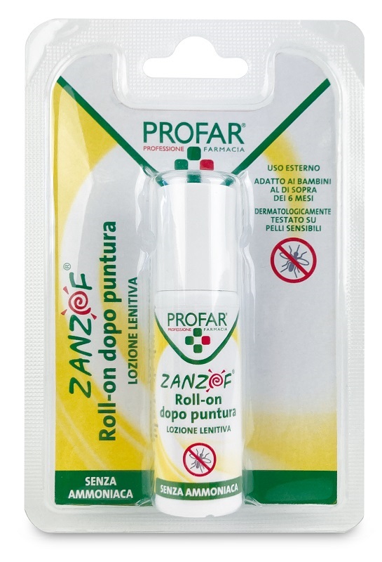 ZANZOF LOZIONE POST PUNTURA SENZA AMMONIACA ROLL-ON 20 ML PROFAR - Angeli Pharm
