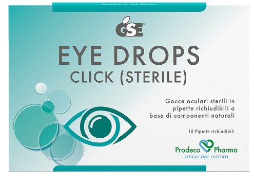 GSE EYE DROPS CLICK GOCCE OCULARI 10 PIPETTE 0,5 ML - Angeli Pharm
